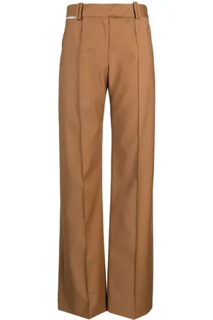 ALEKSANDRE AKHALKATSISHVILI Virgin wool straight-leg trousers