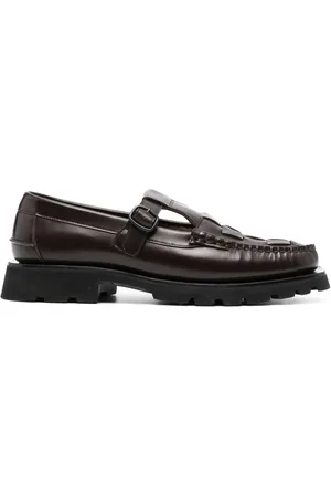 Hereu Soller interwoven-design leather loafers