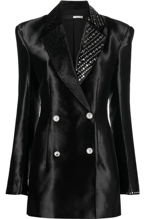 ROTATE Embellished double-breasted blazer dress