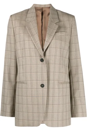 Totême Windowpane-check blazer