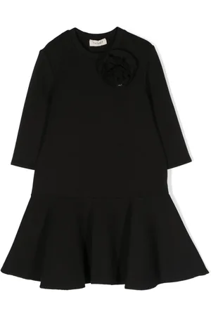 Twin-Set Flower-detailing flared dress