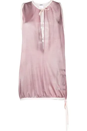 CHANEL 1990s sleeveless mesh top