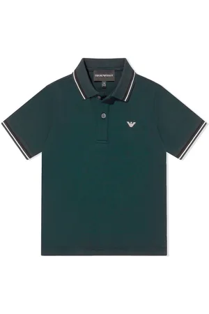 Emporio Armani Logo print polo shirt