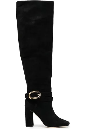 DEE OCLEPPO Samantha 95mm knee-high suede boots