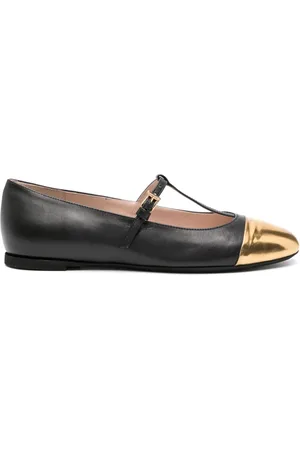 Nº21 Mary Jane leather ballerinas