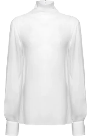 Pinko High-neck long-sleeve shirt