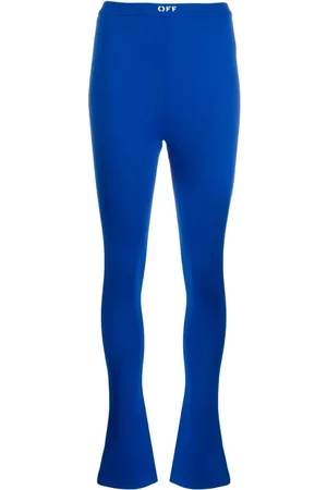 OFF-WHITE Side-slit high-waisted leggings