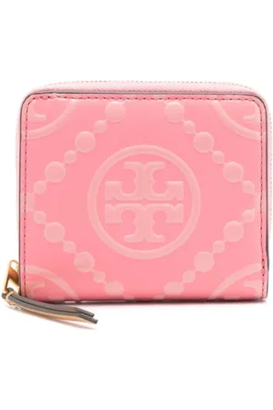 Tory Burch T Monogram Contrast leather wallet