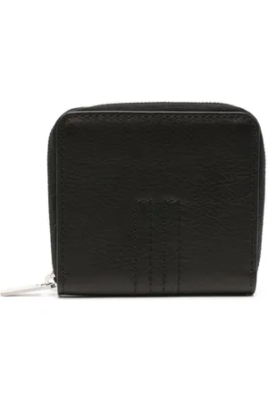Rick Owens Tonal-stitching leather wallet