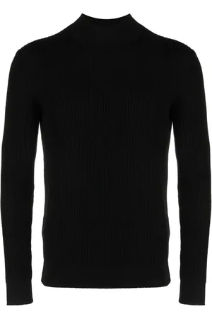 TAGLIATORE Gus mock-neck ribbed jumper