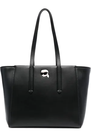 Karl Lagerfeld Ikon Pin leather tote bag