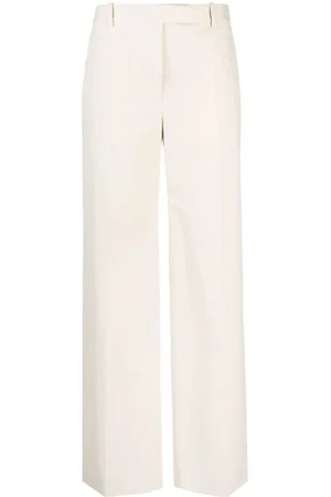 The Row Wide-leg cotton-wool trousers
