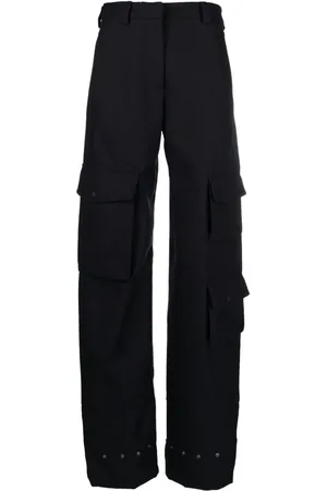 PT Torino Giselle virgin-wool cargo trousers