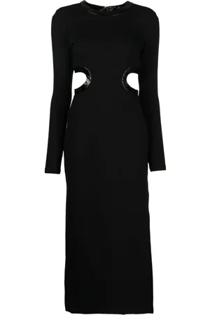 Staud Dolce cut-out midi dress