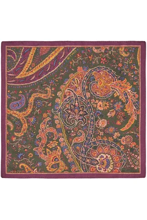 Etro Paisley-print silk pocket scarf