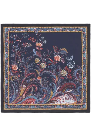 Etro Paisley-print silk pocket scarf