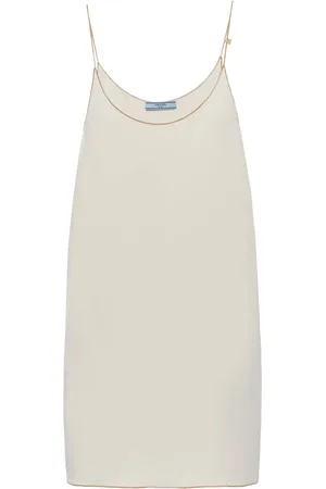Prada Sablé chain-link mini-dress