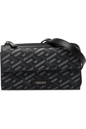 VERSACE 2021 La Greca convertible crossbody bag