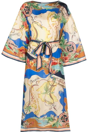 ZIMMERMANN Alight flared silk midi dress