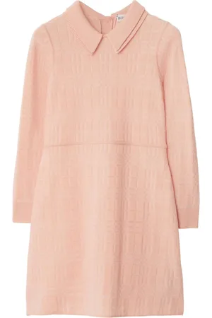 Burberry Checkered jacquard A-line dress