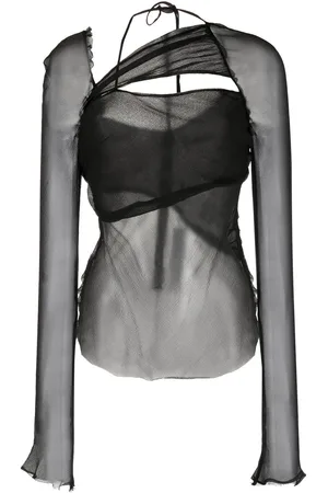 RACHEL GILBERT Quinn semi-sheer top