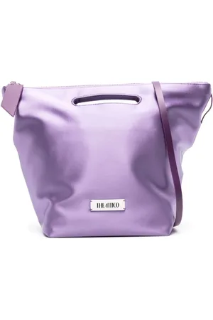 The Attico Via dei Giardini 30 satin-finish tote bag