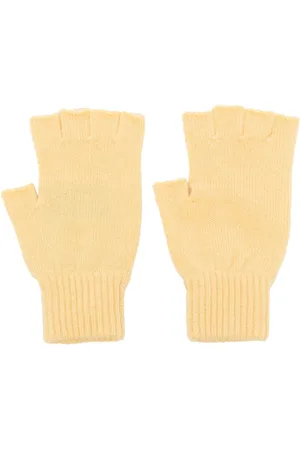 PRINGLE OF SCOTLAND Ribbed fingerless gloves