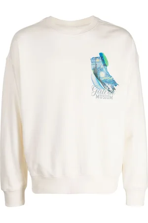 Musium Div. Graphic-print cotton sweatshirt