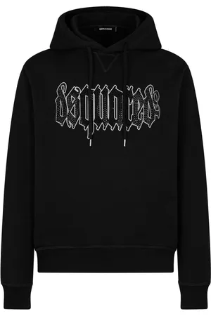 Dsquared2 Stud-embellished logo hoodie