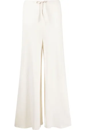 The Row Soft-jersey wide-leg track pants