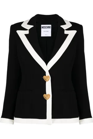 Moschino Heart-motif single-breasted blazer