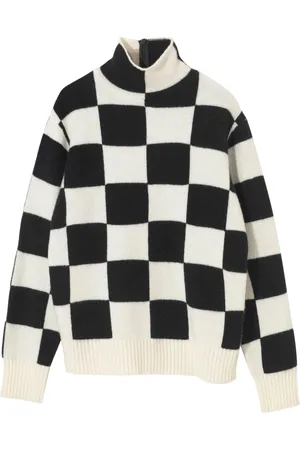 UNDERCOVER High-neck intarsia-knit jumper