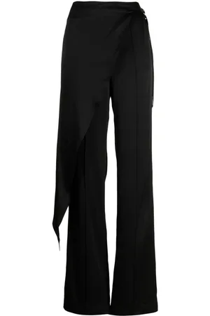MATÉRIEL by Aleksandre Akhalkatsishvili Scarf-detail pressed-crease trousers