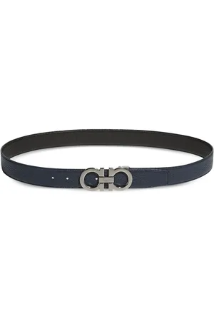 Salvatore Ferragamo Gancini buckle-fastening leather belt