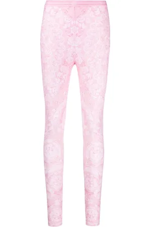 VERSACE Barocco-print jersey leggings