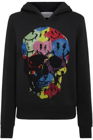 Philipp Plein Smile rhinestone-embellished hoodie