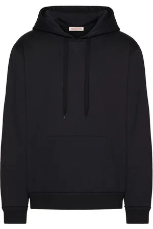 VALENTINO GARAVANI Untitled stud-appliqué hoodie