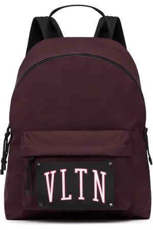 VALENTINO GARAVANI VLTN logo patch backpack