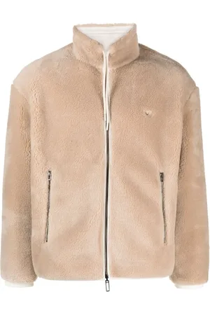 Emporio Armani Reversible logo-embroidered bomber jacket