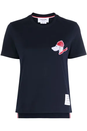 Thom Browne Hector-patch short-sleeve T-shirt