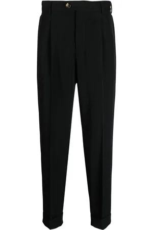 PT Torino Pleat-detail tapered-leg trousers