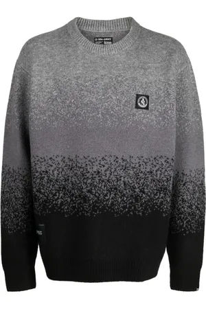 Izzue Slogan-embroidered crew-neck jumper