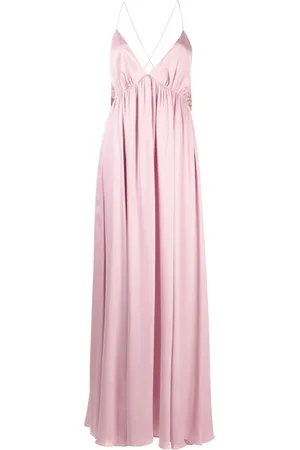 ZIMMERMANN Sensory gathered silk maxi dress