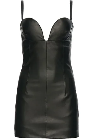 Retrofete Phoebe leather minidress