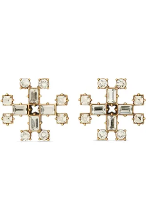Tory Burch Crystal-embellished stud earrings
