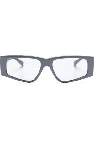 Dolce & Gabbana Logo-plaque rectangle-frame sunglasses
