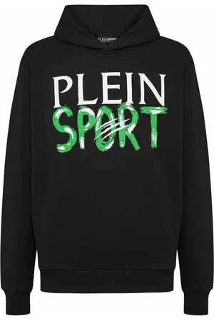 Philipp Plein Logo-print cotton-blend hoodie
