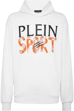 Philipp Plein Logo-print cotton-blend hoodie