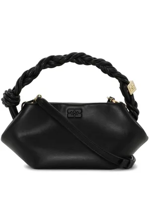 Ganni Bou logo-embossed tote bag