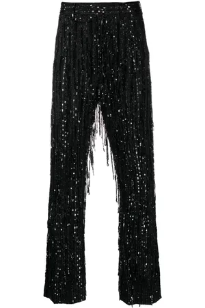 AMIRI Sequin-embellished tailored trousers